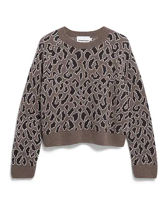ARMEDANGELS | Pullover DILIRIAA LEOPAA | camel